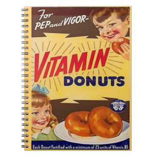 vitamine donuts notitieboek