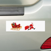Vite, Sticker Père Noël Bumper (En voiture)
