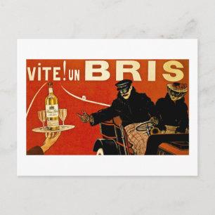 Vite! Un Brie - Frans Advert Briefkaart