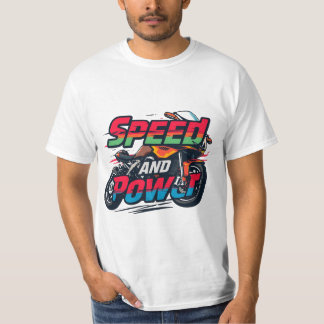 Vitesse et puissance - T-shirt passionné de moto