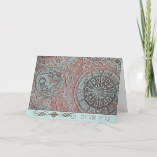 Vitesses dans le carte de remerciements de (Devant)