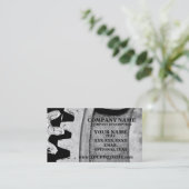 VITESSES MÉCANIQUES - modèle de carte de visite (Debout devant)