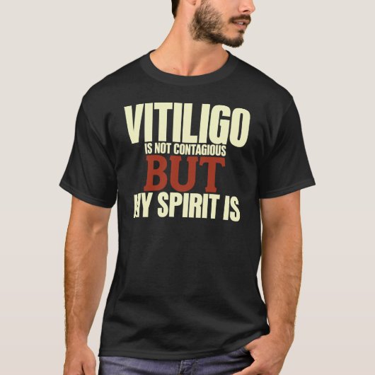 Vitiligo Awareness Tshirt (Voorkant)