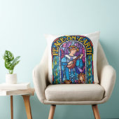 Vitrail de grand coussin "Paix sur Terre" (Chaise)