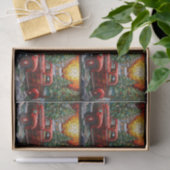 Vitrail de Noël 27 Papier de soie (Cadeau)