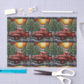 Vitrail de Noël 27 Papier de soie (Artisanat)