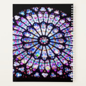 Vitrail de Paris Notre-Dame - La Rose (Dos)