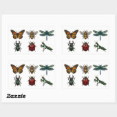 Vitrail Insectes & Stickers de bestioles (Feuille)