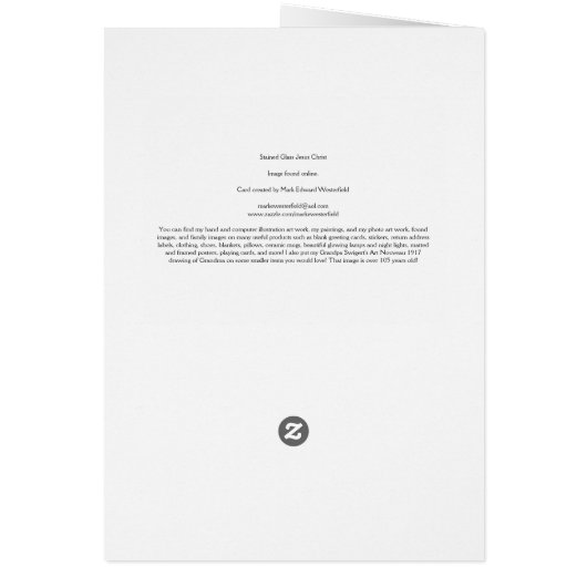 Vitrail Jésus Christ (Dos)