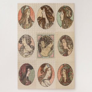 Vitrail Meesterwerk: Boutique Fouquet van Mucha Legpuzzel