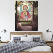 Vitrail orthodoxe Mère Mary toile Imprimer (Insitu(Chambre))