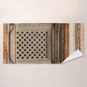 Vitrine ancienne dans la cour de Nasal Chowk de Ha (Serviette de bain)