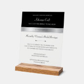 Vitrine de Luxe pour Mariée Acrylique pour Présent (Angle)