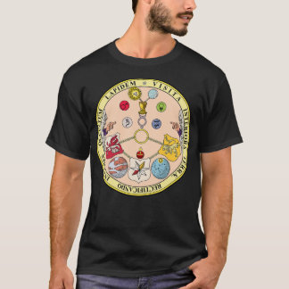 VITRIOL Rozenkruisers Geheime Symbolen Alchemie T-shirt