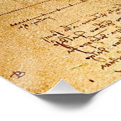 Vitruviaans Man door Leonardo da Vinci Perfect Poster (Hoek)