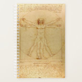 Vitruviaans Man door Leonardo Da Vinci Planner (Voorkant)