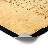 Vitruviaans Man door Leonardo da Vinci Poster (Hoek)