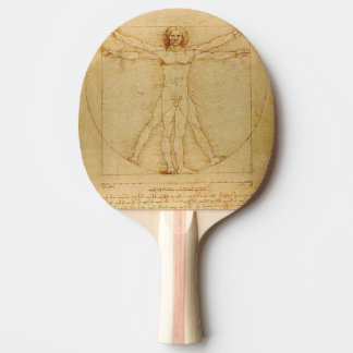 Vitruviaans Man door Leonardo Da Vinci Tafeltennisbatje