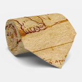 Vitruviaans Man, Leonardo Da Vinci Stropdas (Opgerold)