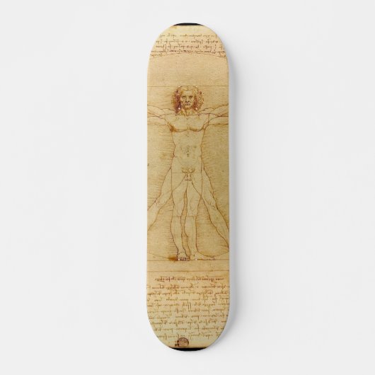 Vitruviaans man. skateboard (Voorkant)