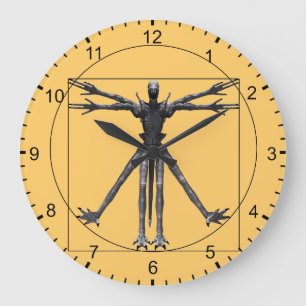 Vitruvian Alien Grote Klok