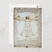 Vitruvian Briefkaart (Voorkant / Achterkant)