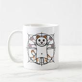 Vitruvian Cat Koffiemok (Links)