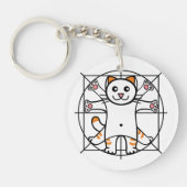 Vitruvian Cat Sleutelhanger (Voorkant)