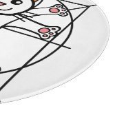 Vitruvian Cat Snijplank (Hoek)