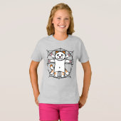 Vitruvian Cat T-shirt (Voorkant volledig)