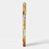 VITRUVIAN MAN Antiek Parchment Red Ruby Monogram Case-Mate iPhone Case (Achterkant / Rechts)