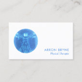 Vitruvian Man Gezondheidszorg - Lichamelijke Oplei Visitekaartje (Voorkant)