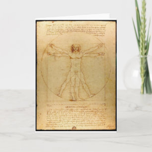 Vitruvian man. kaart