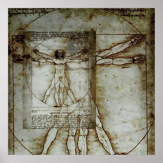 Vitruvian Man Poster (Devant)