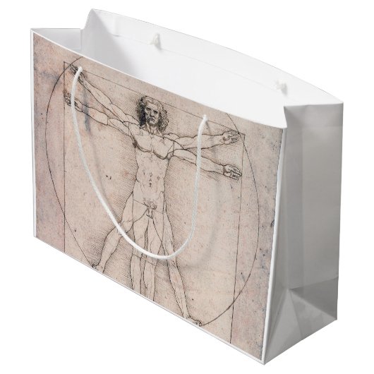 Vitruvian ManVitruvian Man, Leonardo da Vinci Groot Cadeauzakje (Achterkant Gekanteld)