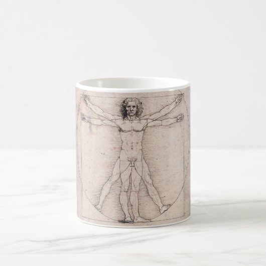 Vitruvian ManVitruvian Man, Leonardo da Vinci Koffiemok (Center)
