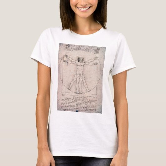 Vitruvian ManVitruvian Man, Leonardo da Vinci T-shirt (Voorkant)