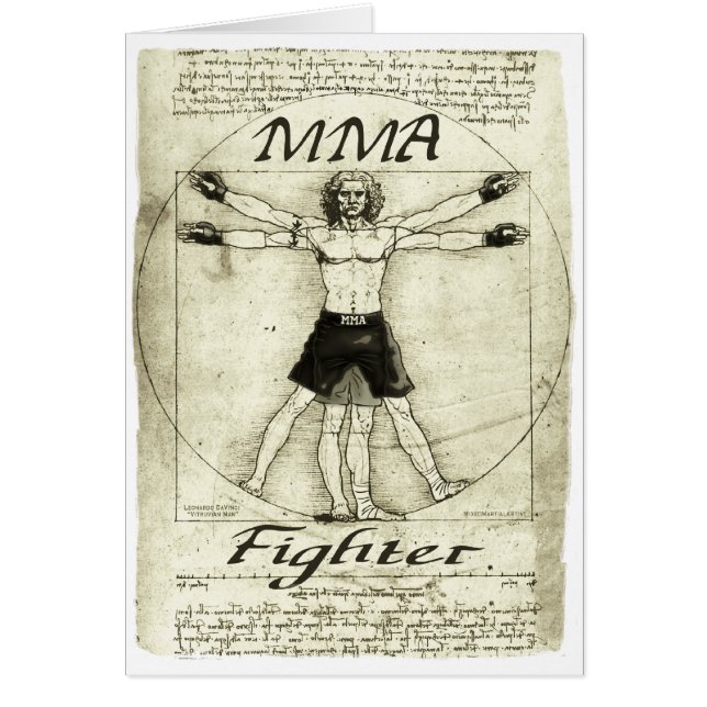 Vitruvian MMA Man (Voorkant)