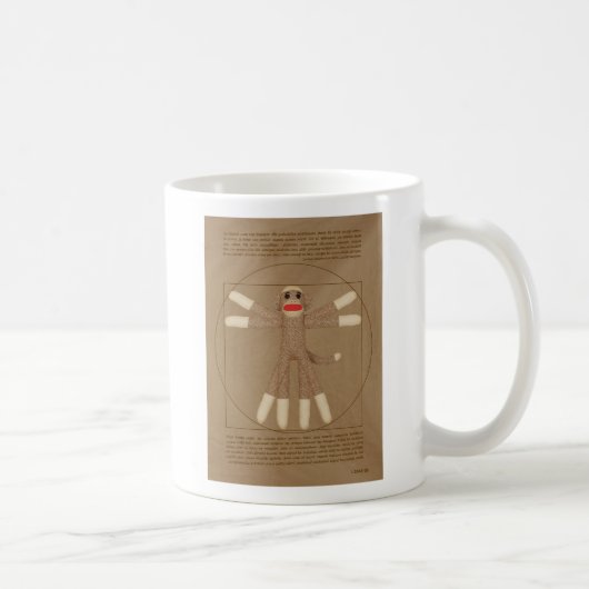Vitruvian Monkey Mok (Rechts)