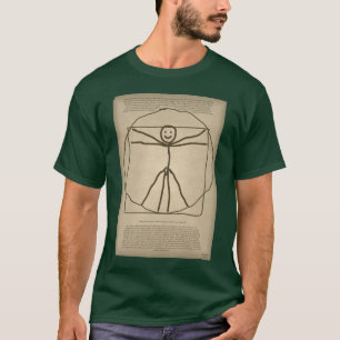 Vitruvian Stickman Kind Tshirt