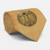 Vitruvien Homme Papyrus-effet Cravate cou (Roulé)