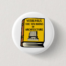 Vitruvius Ten Books of Architecture Book Button