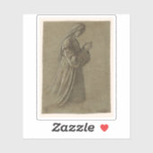 Vittore Carpaccio - Studie van de Maagd Sticker (Vel)