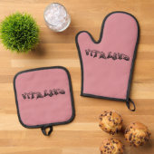 Vityland Oven Mitt and Pot Holders Ovenwant & Pannenlap Set (Top down)