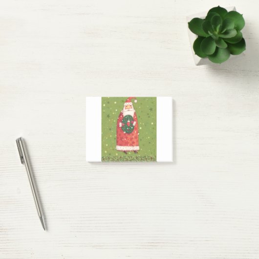 VIV77 Green Santa.tif Post-it® Notes (Kantoor)