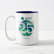 VIV Mug du 25e anniversaire - Deux tons - Marine