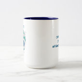 VIV Mug du 25e anniversaire - Deux tons - Marine (Centre)