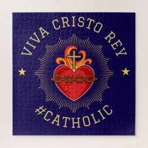 Viva Cristo Rey Heilig Hart Katholiek Legpuzzel