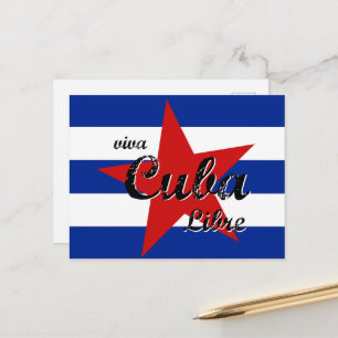 Viva Cuba Libre, Havana, Fidel Castro, Che Guevara Briefkaart