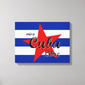 Viva Cuba Libre, Havana, Fidel Castro, Che Guevara Canvas Afdruk (Voorkant)